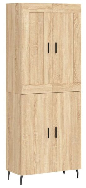 VidaXL sonoma-tölgy szerelt fa magasszekrény 69,5 x 34 x 180 cm