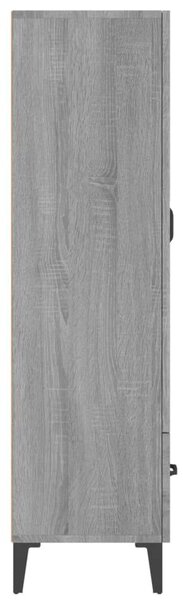 VidaXL szürke sonoma színű szerelt fa magasszekrény 70 x 31 x 115 cm