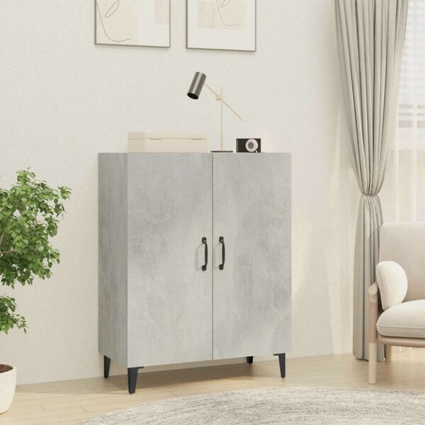 VidaXL betonszürke szerelt fa tálalószekrény 70 x 34 x 90 cm
