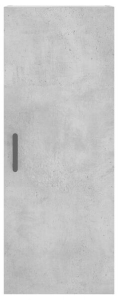 VidaXL Magas Szekrény - Beton Szürke - 34,5x34x180 cm