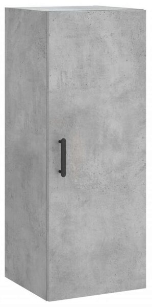 VidaXL Magas Szekrény - Beton Szürke - 34,5x34x180 cm