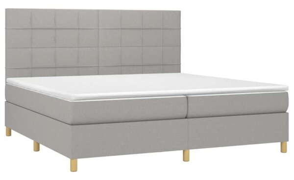 VidaXL LED-es Ágy - Rugós - 200x200 cm