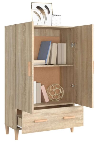 VidaXL Sonoma Tölgy Magasszekrény - 70x31x115 cm