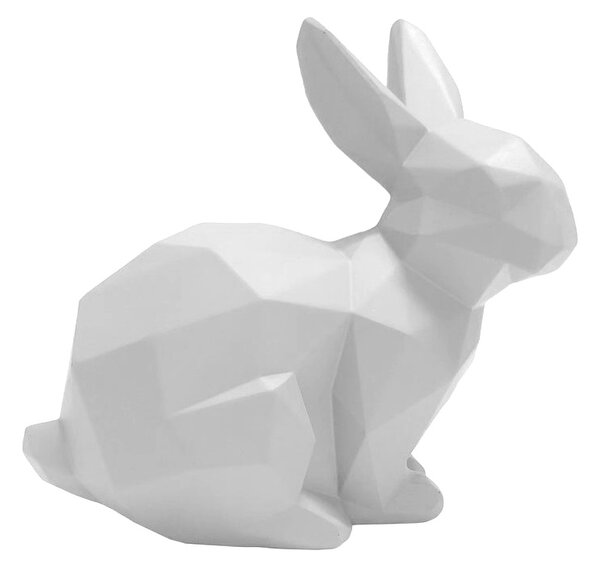Time for home Fehér dekoratív origami nyuszi szobrocska