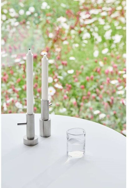 Fritz Hansen - Candleholder Single #1 Stainless Steel - Lampemesteren