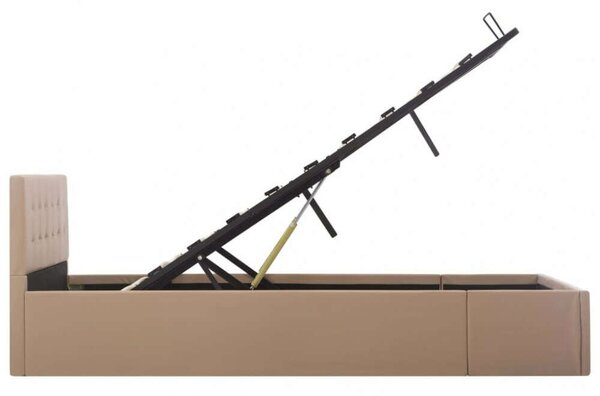 VidaXL Ágykeret - Műbőr - 120x200 cm