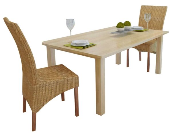 VidaXL Rattan Étkezőszék - 2 db-os Szett