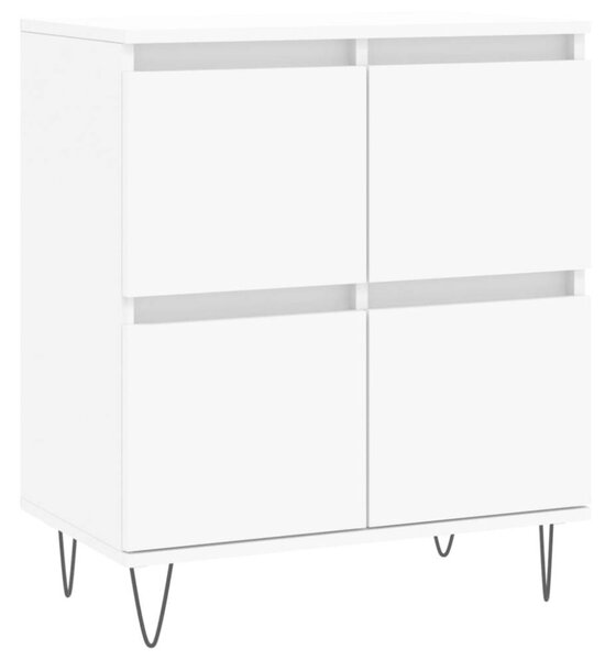 VidaXL Fehér Fa Tálalószekrény - 2 db - 120x35x70cm