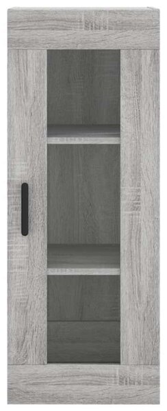 VidaXL szürke sonoma szerelt fa magasszekrény 34,5 x 34 x 180 cm
