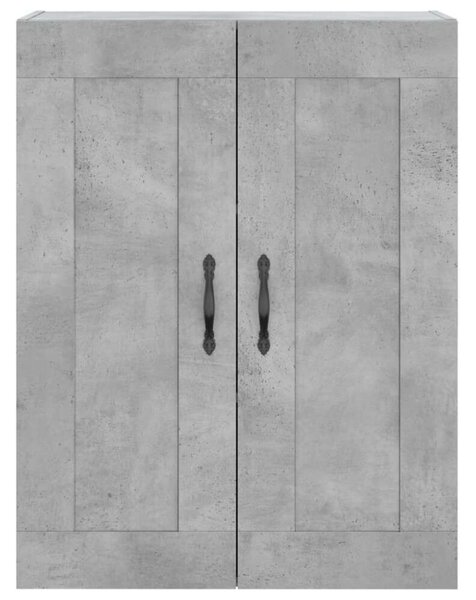 VidaXL betonszürke szerelt fa magasszekrény 69,5 x 34 x 180 cm
