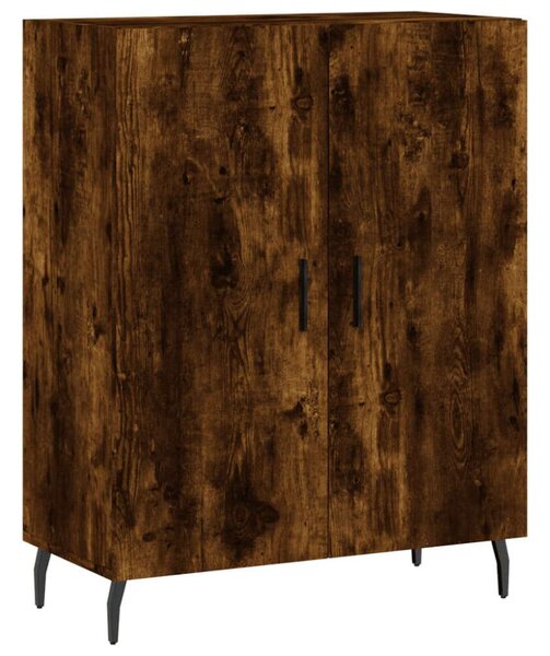 VidaXL füstös tölgy színű szerelt fa magasszekrény 69,5 x 34 x 180 cm