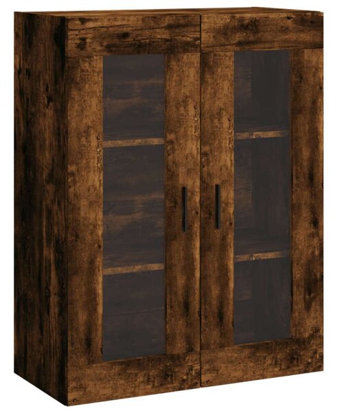 VidaXL füstös tölgy színű szerelt fa magasszekrény 69,5 x 34 x 180 cm