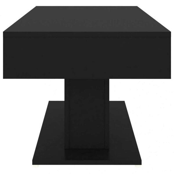 VidaXL Fekete Dohányzóasztal - Modern - 96x50x45 cm