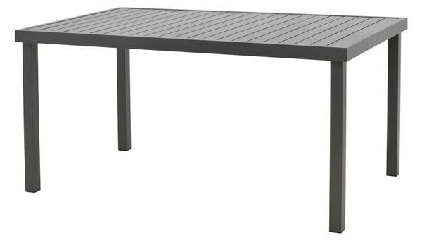 Kerti asztal Kliton, szürke, 150x80x74 cm