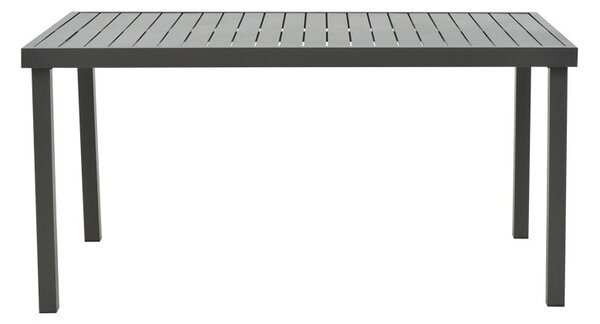 Kerti asztal Kliton, szürke, 150x80x74 cm