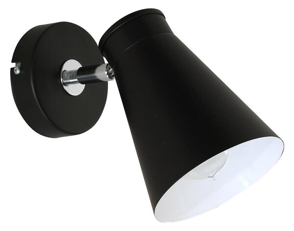Luminex Fali lámpa BEVAN 1 1xE27/60W fekete LU5035