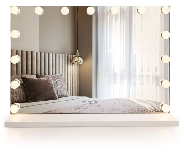 LED Tükör HOLLYWOOD White 80x60