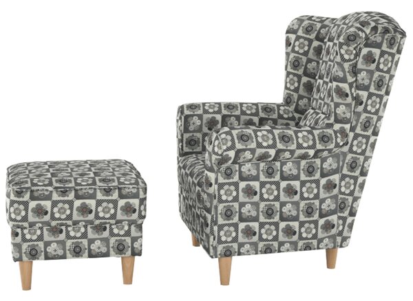 Fotel puffal Aevo (patchwork N1)