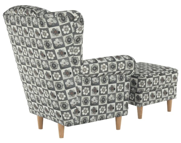 Fotel puffal Aevo (patchwork N1)