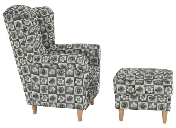 Fotel puffal Aevo (patchwork N1)