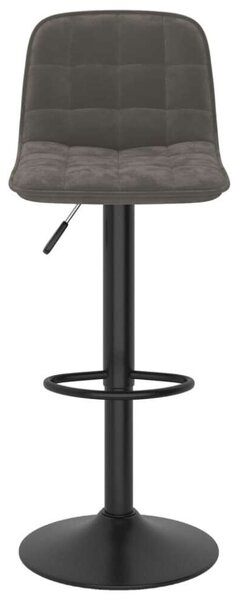 VidaXL Bár Szék - 2 db - Sötétszürke Bársony