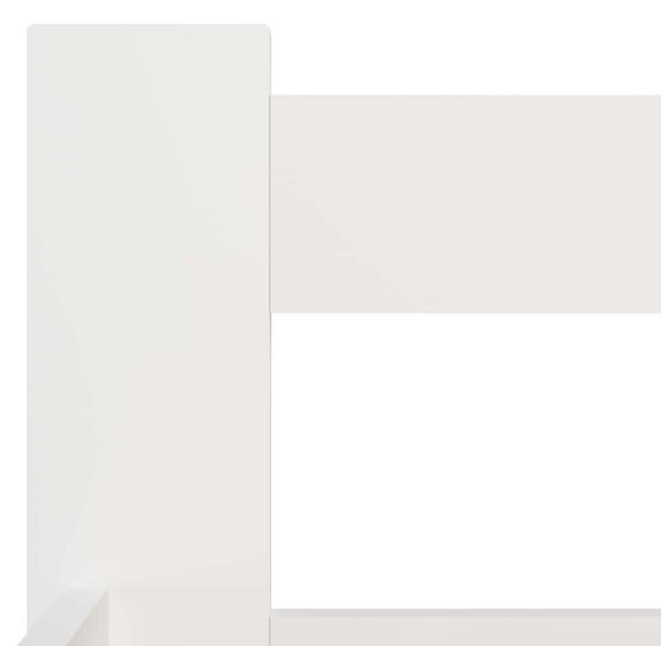 VidaXL Fehér Fenyőfa Ágykeret - 140x200 cm