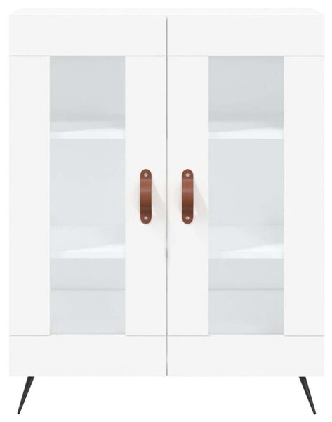 VidaXL Fehér Fa Magasszekrény - 69,5x34x180 cm