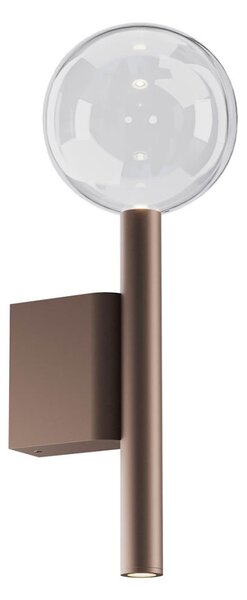 BOLLA LED fali lámpa, kávébarna – 12W
