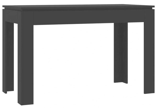 VidaXL Étkezőasztal - Fekete - 120x60x76 cm