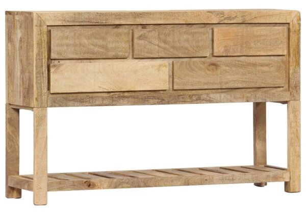 VidaXL tömör mangófa tálalószekrény 120 x 30 x 75 cm