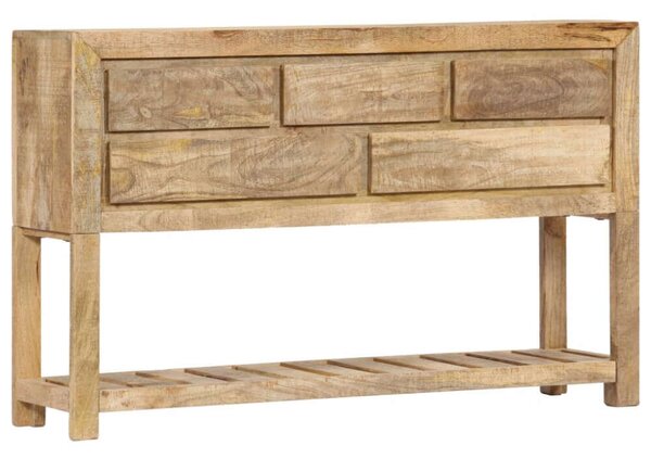 VidaXL tömör mangófa tálalószekrény 120 x 30 x 75 cm