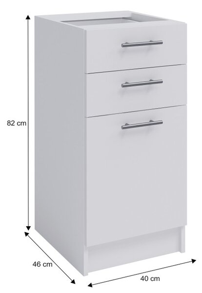 Alsó konyhaszekrény Flor S-40 SZ2