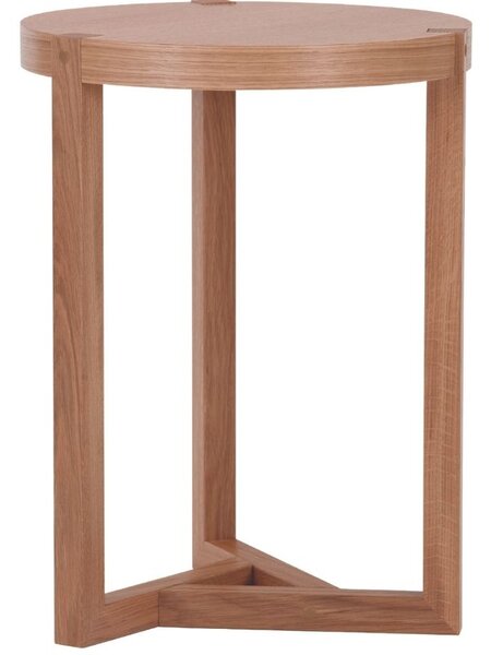 Woodman Brentwood tölgyfa kerek asztalka 41 cm