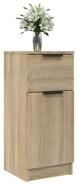VidaXL 2 db sonoma tölgy színű szerelt fa tálalószekrény 30x30x70 cm