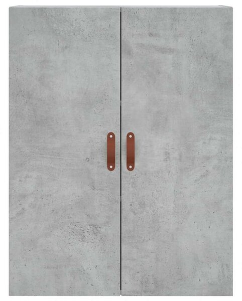 VidaXL betonszürke szerelt fa magasszekrény 69,5 x 34 x 180 cm