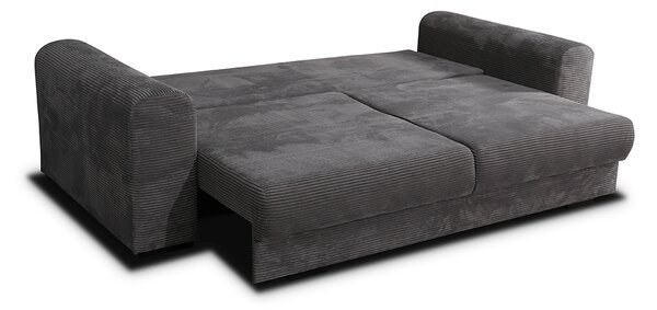 KONDELA Extra tágas kanapé, szürke/világosszürke/bézs, GILEN BIG SOFA