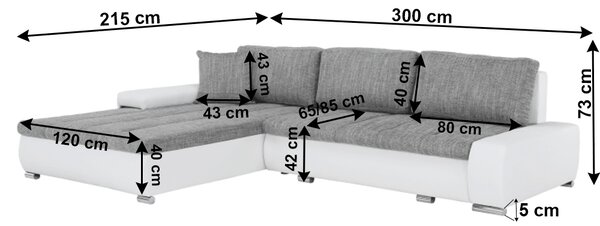 Sarokkanapé Tonidb (B) 
