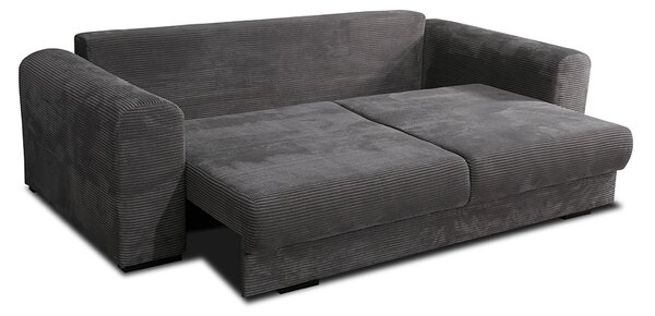 KONDELA Extra tágas kanapé, szürke/világosszürke/bézs, GILEN BIG SOFA