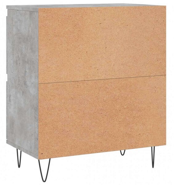 VidaXL Beton Szürke Tálalószekrény Szett - 2 db - 120x35x70 cm