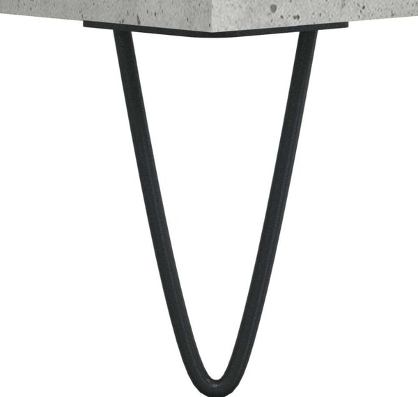 VidaXL Beton Szürke Tálalószekrény Szett - 2 db - 120x35x70 cm