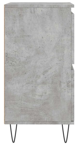 VidaXL Beton Szürke Tálalószekrény Szett - 2 db - 120x35x70 cm