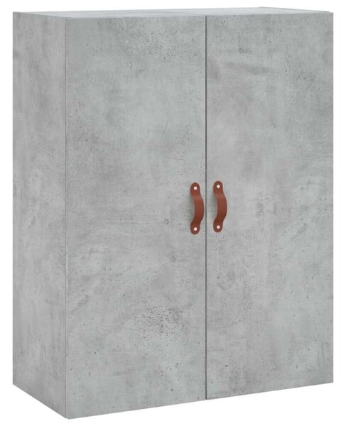 VidaXL Magasszekrény - Betonszürke - 180 cm