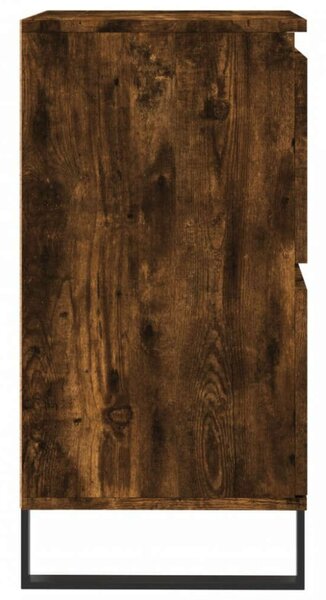 VidaXL Tölgyfa Tálalószekrény Szett - 2 db, 120x35x70 cm