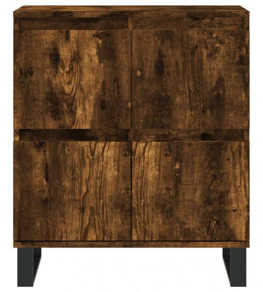 VidaXL Tölgyfa Tálalószekrény Szett - 2 db, 120x35x70 cm