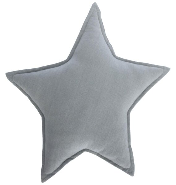 Szürke Kave Home Noor Noor csillag alakú párna 44 x 30 cm
