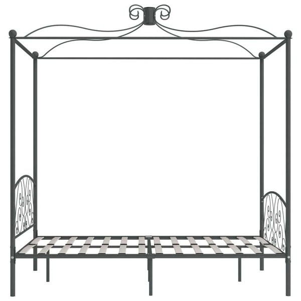VidaXL Fém Baldachinos Ágy - 120x200 cm