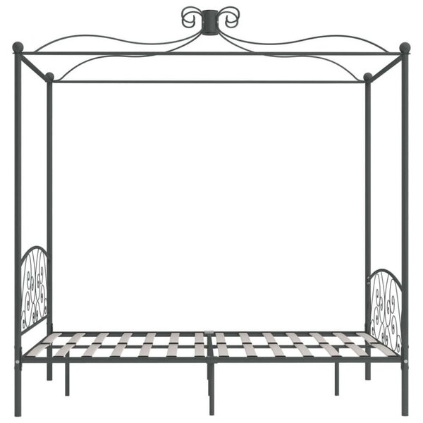 VidaXL Fém Baldachinos Ágy - 120x200 cm