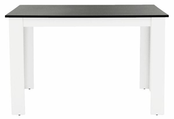 Étkezőasztal Plat (téglalap) (4 fő részére) (fehér + fekete)