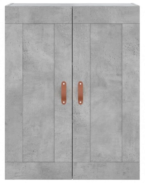 VidaXL Magas Szekrény - Betonszürke - 69,5x34x180 cm
