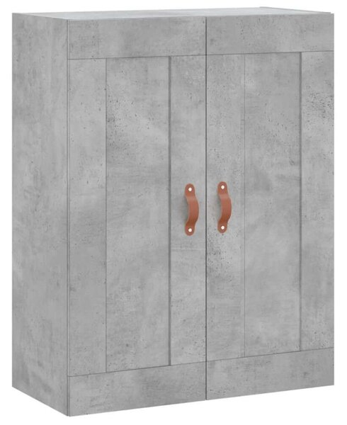 VidaXL Magas Szekrény - Betonszürke - 69,5x34x180 cm